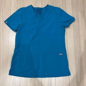 Figs Limited Edition color Teal Scrub Set- Top & Bottom. SIZE XS
